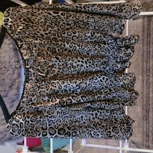 Leopard print blouse